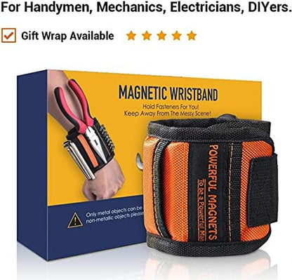 Tool Gifts for Men Stocking Stuffers - Magnetic Wristband for Holding Screws, Tool Belt Gifts Ideas for Dad Fathers Him Christmas Birthday, Gadgets for Women Husband DIY Handyman, Carpenter